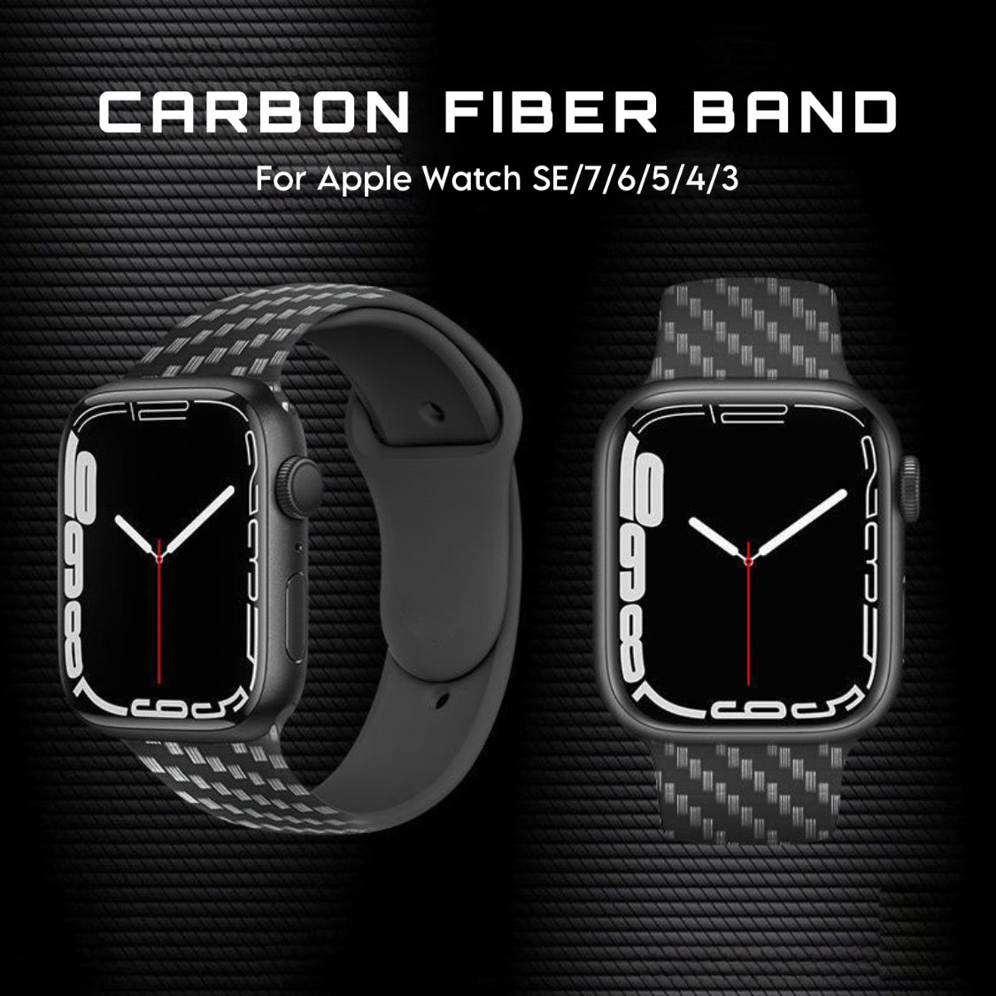 Carbon Fiber Strap For Apple Watch