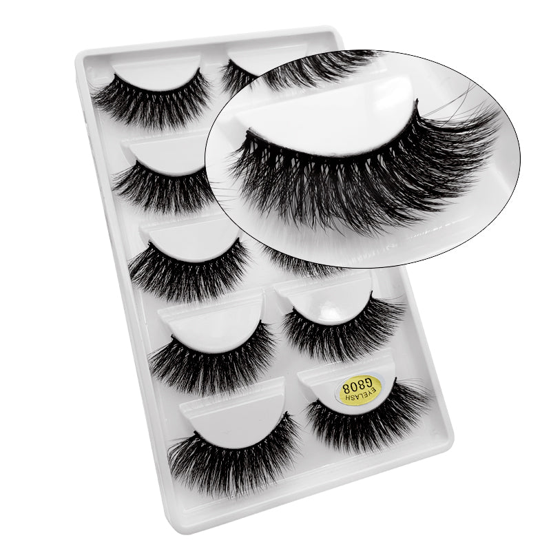 5 Pair Eyelashes