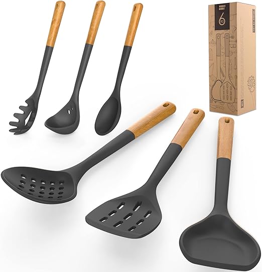 6pcs Silicone Kitchen Utensil Set