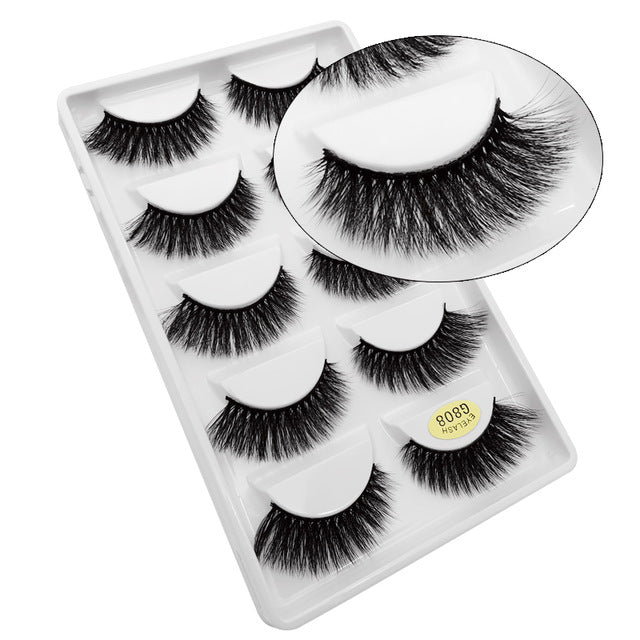 5 Pair Eyelashes