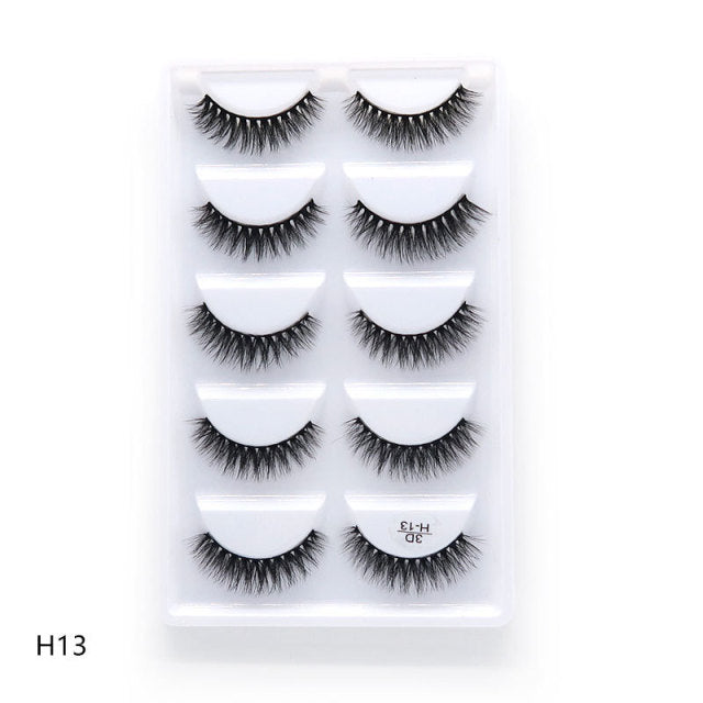 5 Pair Eyelashes