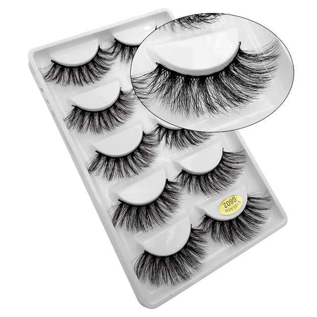 5 Pair Eyelashes