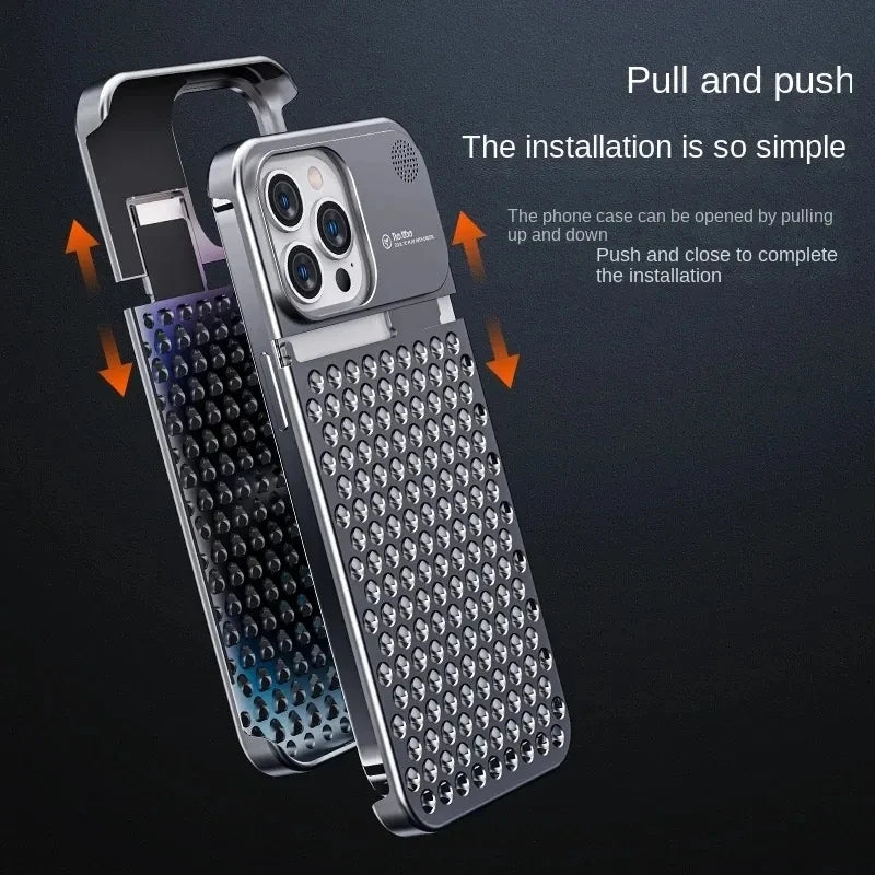 Metal Cooling iPhone Case