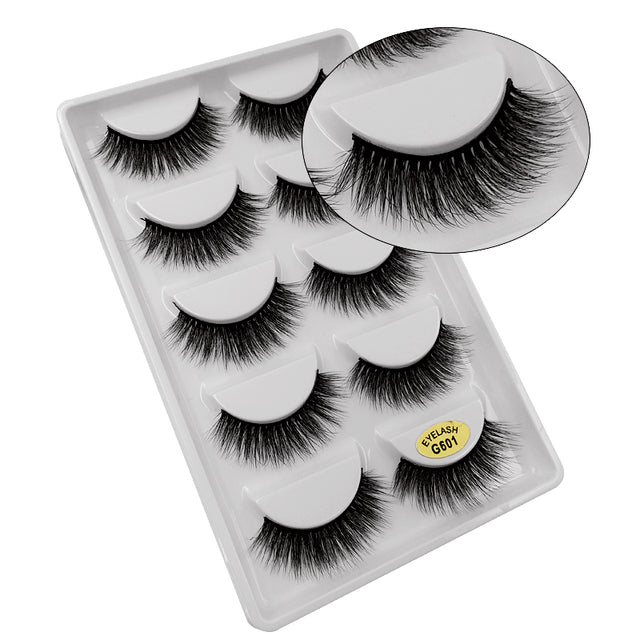 5 Pair Eyelashes