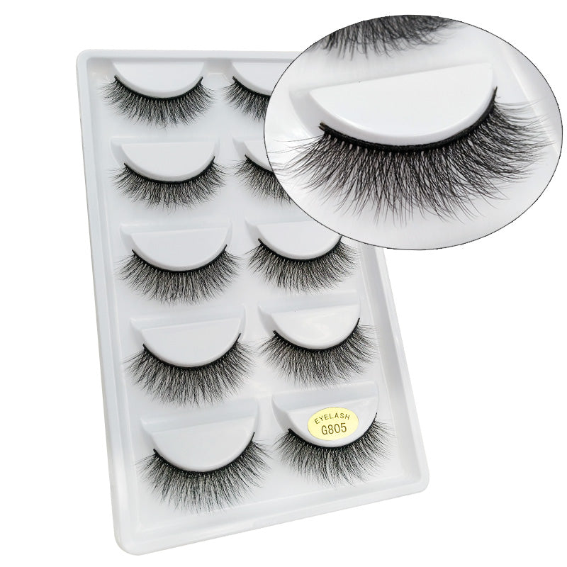 5 Pair Eyelashes