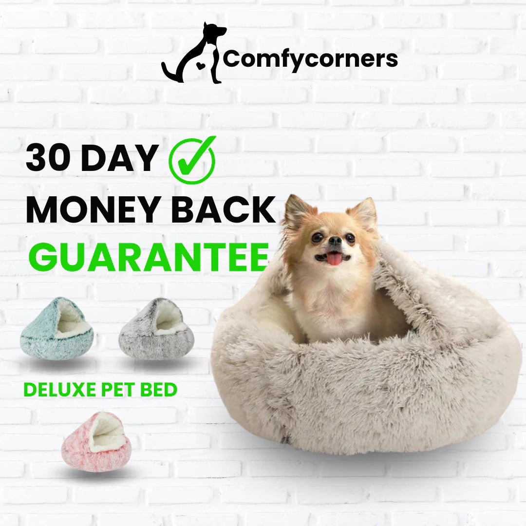 Soft Deluxe Plush Pet Bed By COMFYCORNER