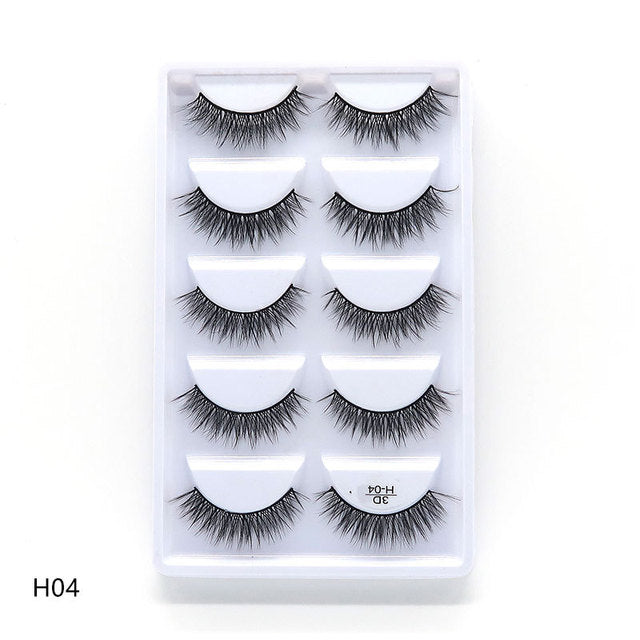 5 Pair Eyelashes