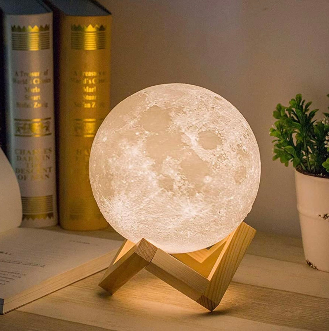 3D Printed Moon Night Light